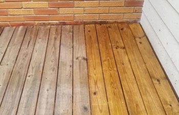 Deck Boards with One Side Pressure Washed Alpharetta GA